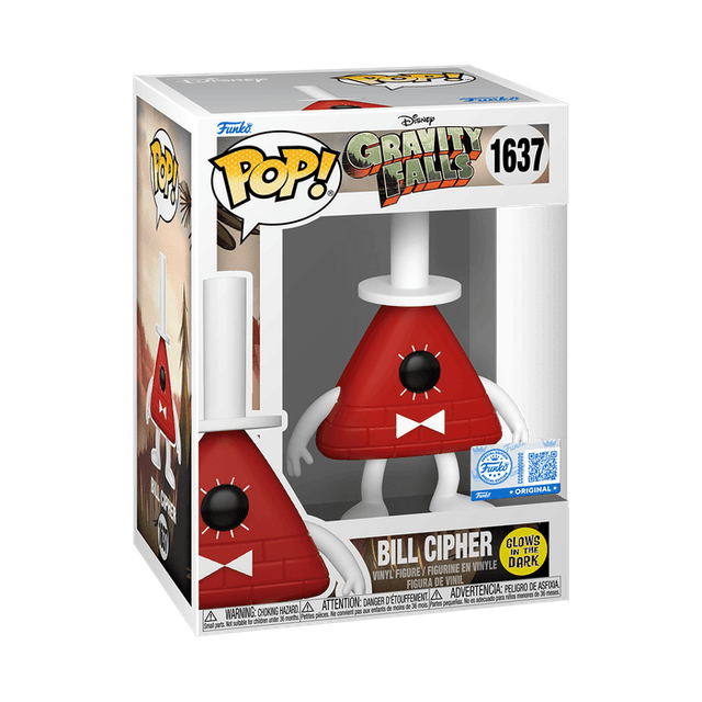 bill cipher original blue glows in the dark 1637
