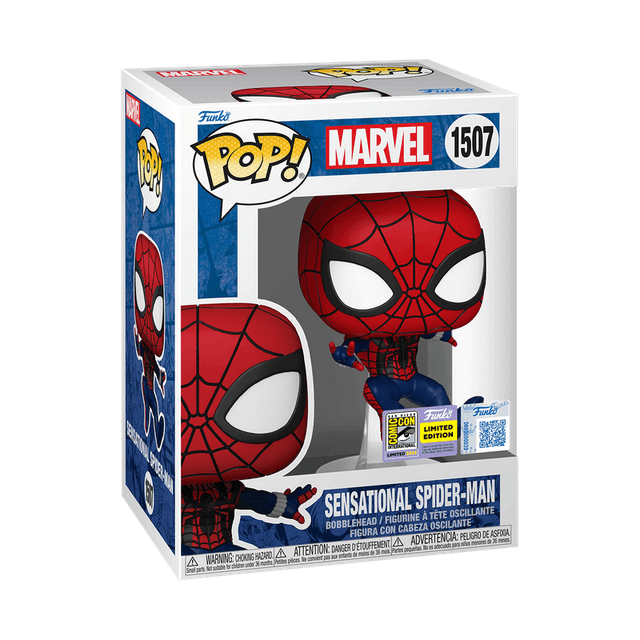 sensational spider man san diego comic con qr code 1507