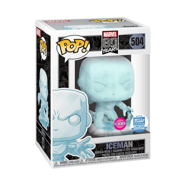 iceman limited edition flocked pink background 504