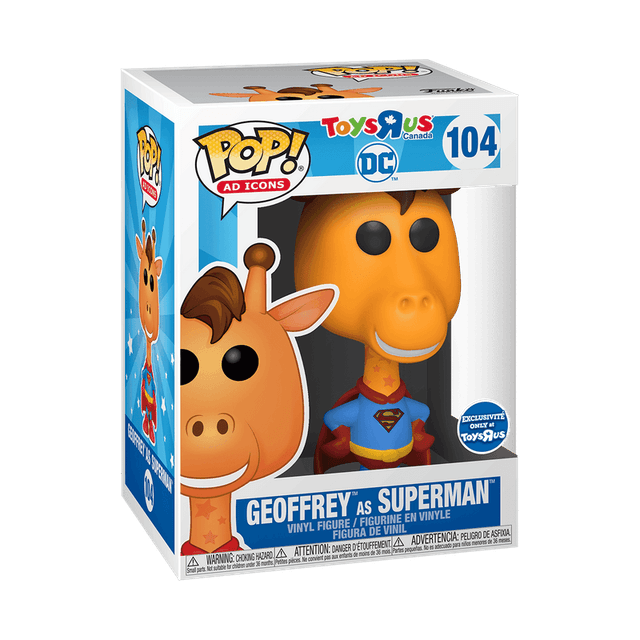 geoffrey as superman only at toys r us 104