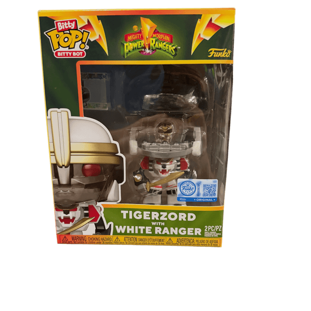 Tigerzord with White Ranger Funko Pop from Power Rangers