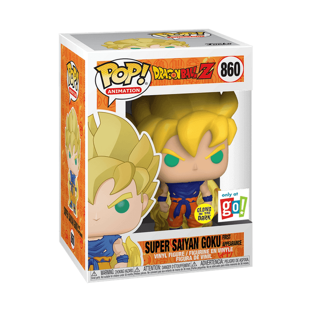 super saiyan goku first appearance go glows in the dark 860
