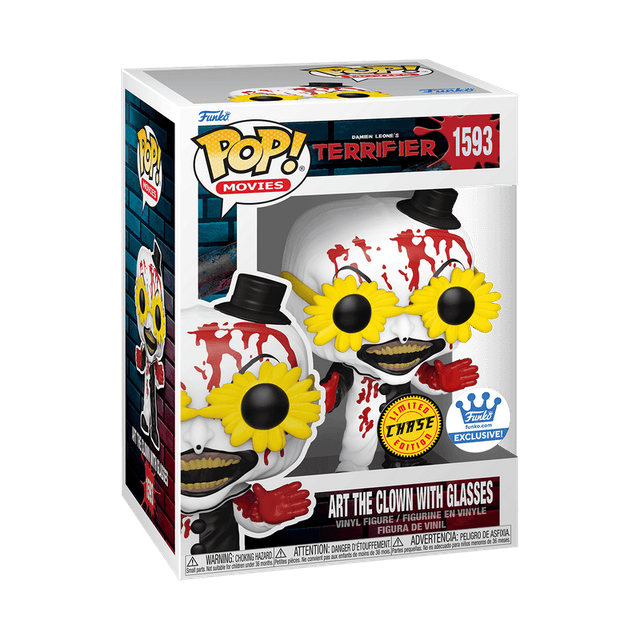 art the clown with glasses exclusive white background chase 1593