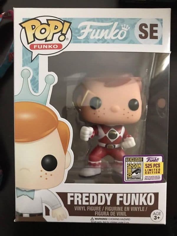freddy red ranger san diego comic con