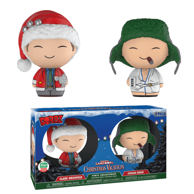 clark griswold cousin eddie shop green red 2 pack