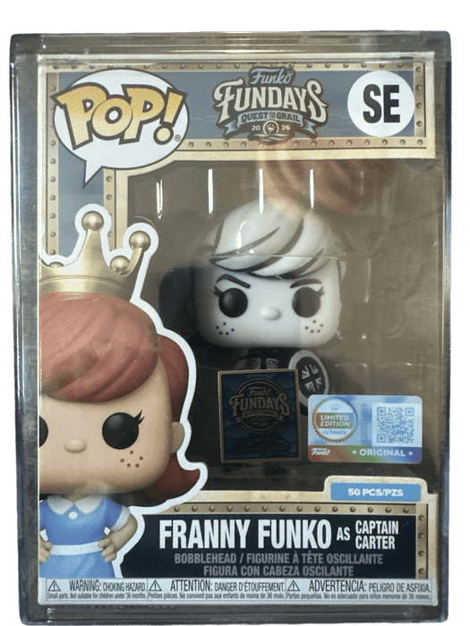 Franny Funko as Captain Carter #SE Funko Pop from Funko Fundays