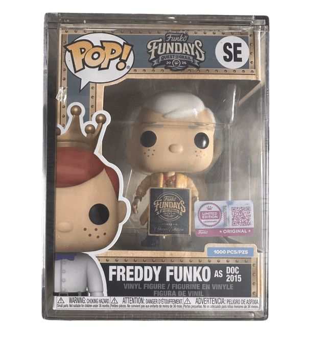 Freddy Funko as Doc 2015 #SE Funko Pop from Funko Fundays
