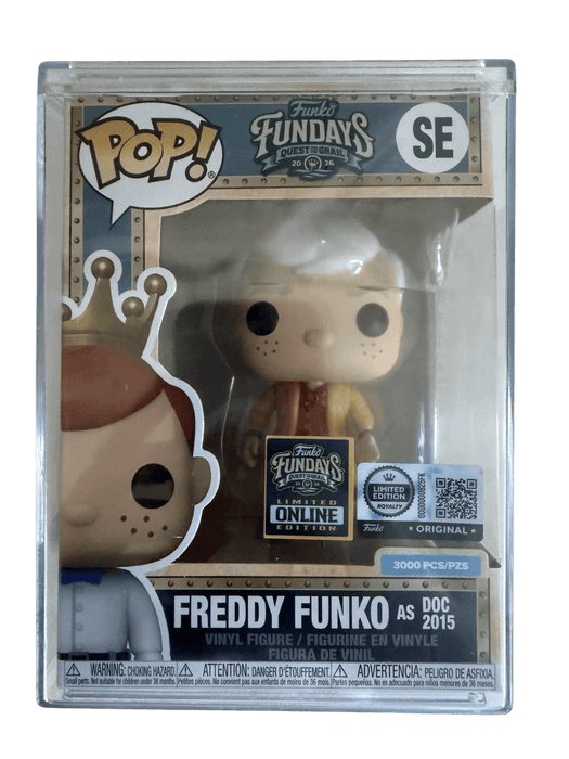 Freddy Funko as Doc 2015 #SE Funko Pop from Funko Fundays