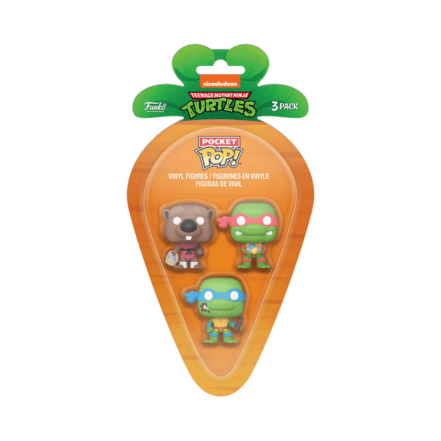 splinter leonardo raphael carrot 3 pack