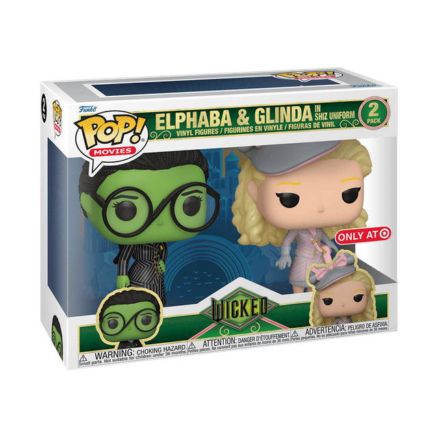 elphaba glinda in shiz uniform only at 2 pack