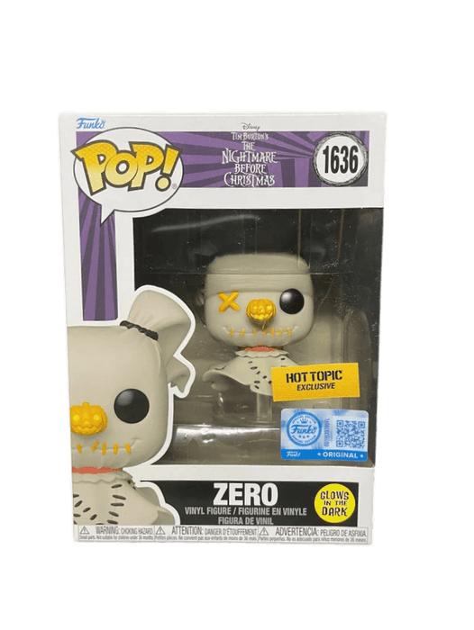 zero original blue hot topic glows in the dark 1636