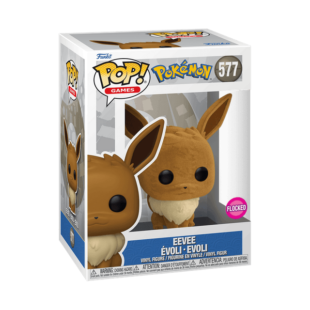 eevee flocked pink background 577
