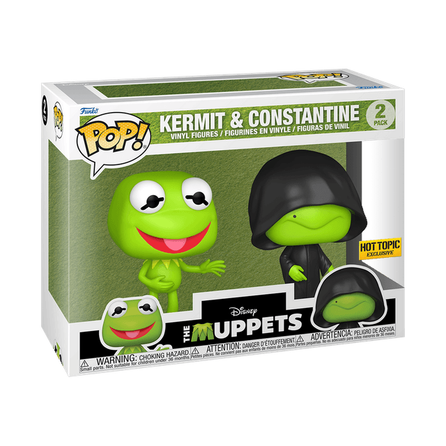 kermit constantine hot topic yellow background 2 pack