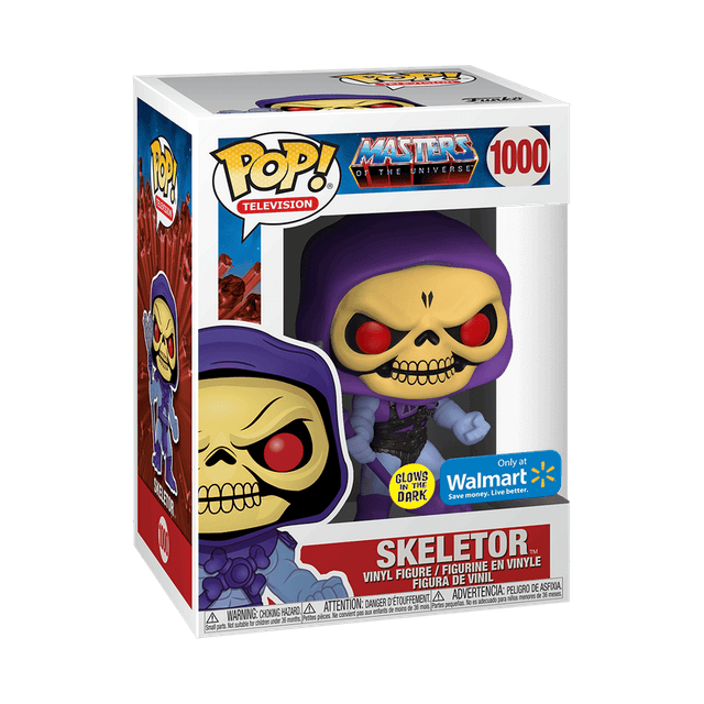 skeletor only at walmart glows in the dark 1000