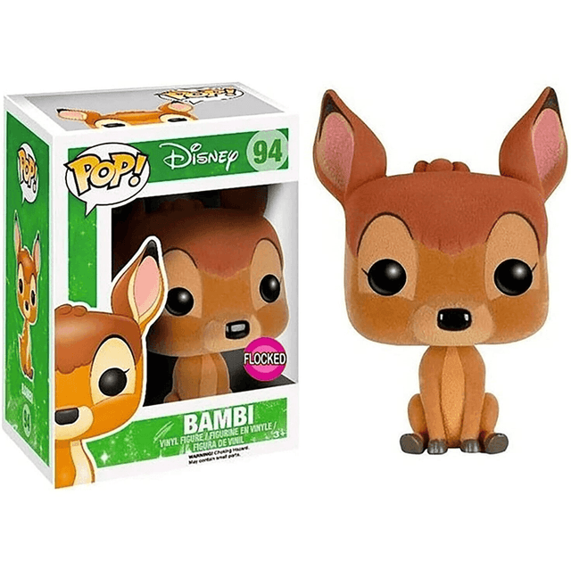 bambi flocked pink background 94