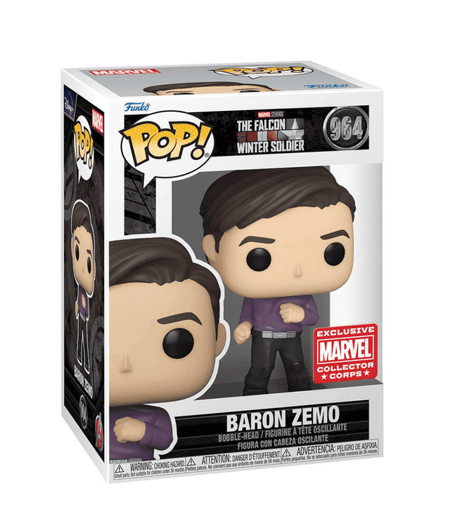 baron zemo marvel collector corps red 964