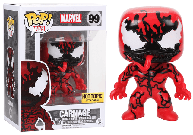carnage hot topic yellow background 99