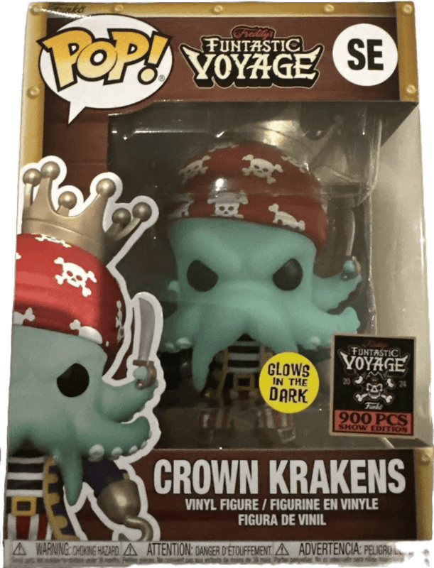 crown krakens funtastic voyage glows in the dark