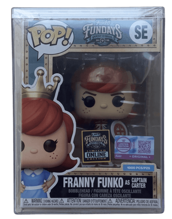 Franny Funko as Captain Carter #SE Funko Pop from Funko Fundays
