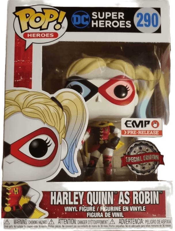 harley quinn as robin special edition emp pre release white background 290