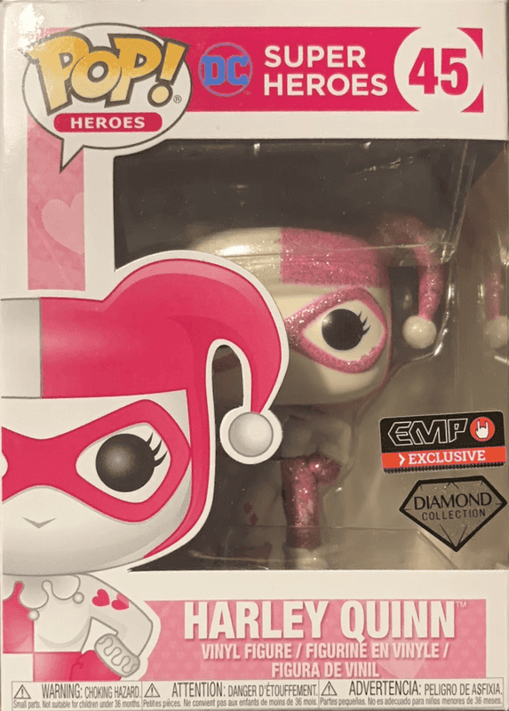 harley quinn emp exclusive black background diamond 45