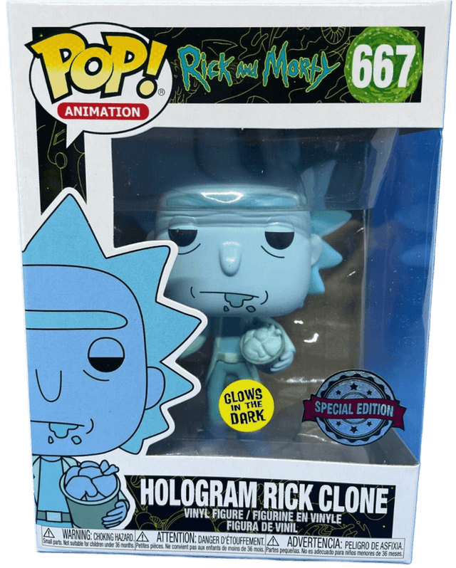 hologram rick clone special edition glows in the dark 667