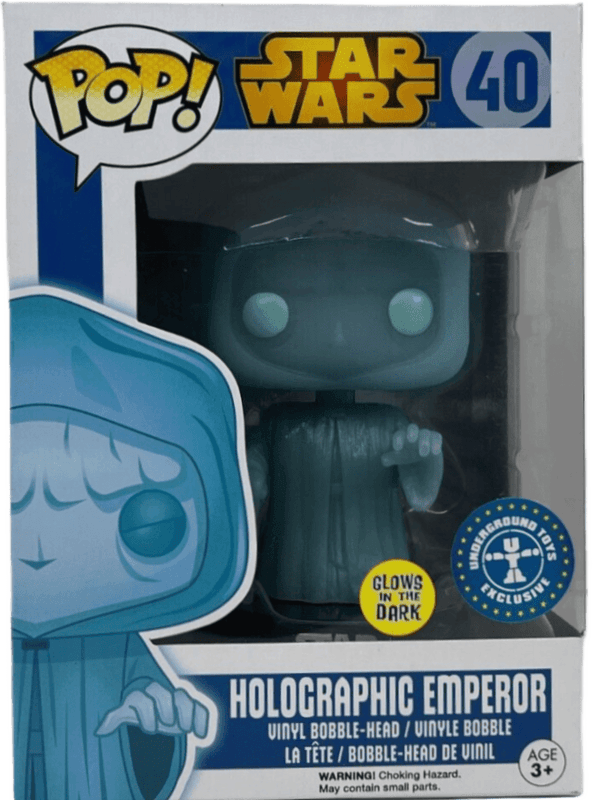 holographic emperor underground toys glows in the dark 40
