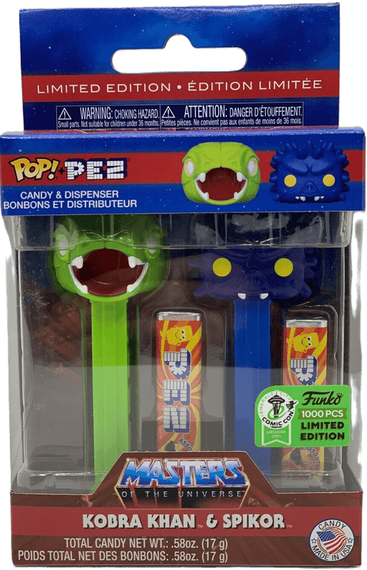 kobra khan and spikor emerald city comic con 2 pack
