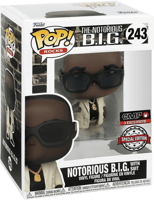 notorious b i g with suit special edition emp exclusive black background 243
