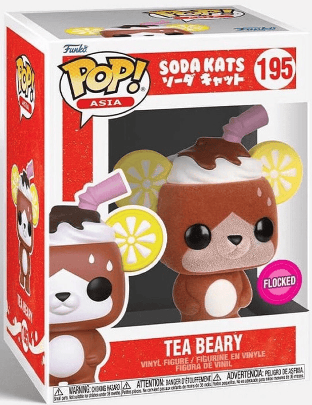 tea beary flocked pink background 195