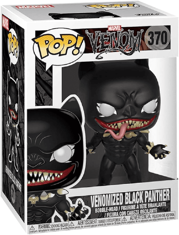 venomized black panther exclusive silver background 370