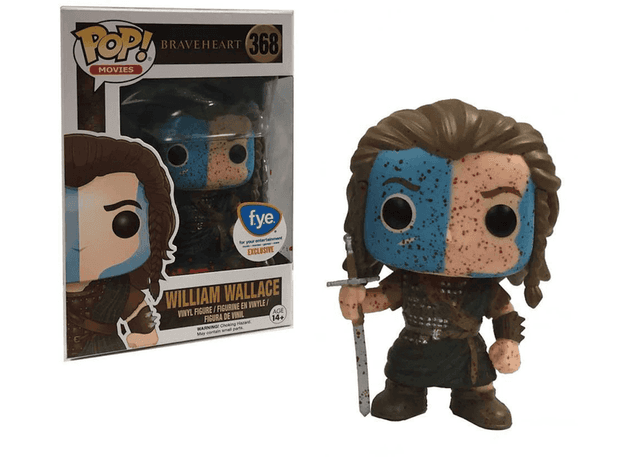 william wallace bloody f y e white and blue background 368