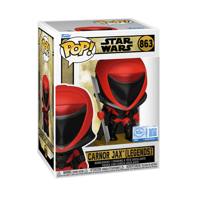 Carnor Jax (Legends) #863 Funko Pop from Star Wars