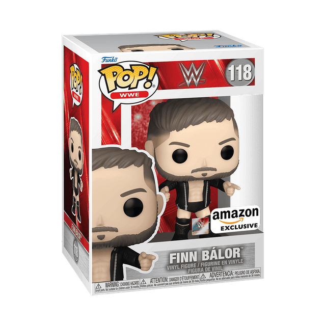 finn balor amazon exclusive white background wwe 118