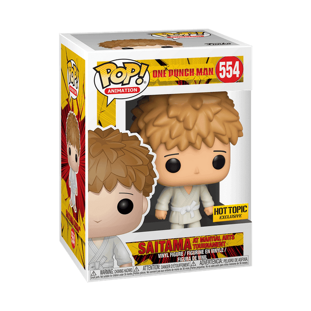 saitama at martial arts tournament hot topic yellow background 554