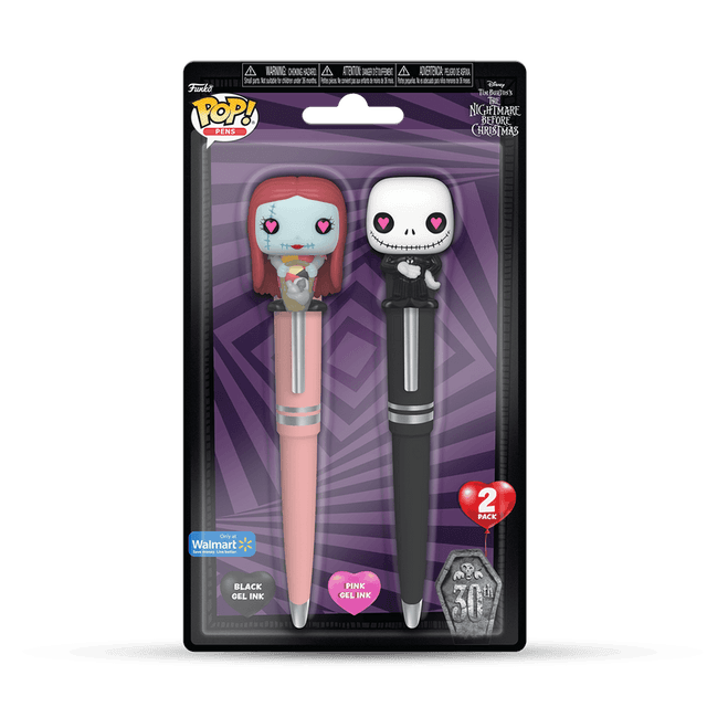 sally jack skellington valentine only at walmart 2 pack