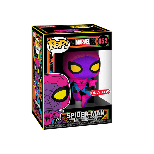 spider man blacklight only at 652