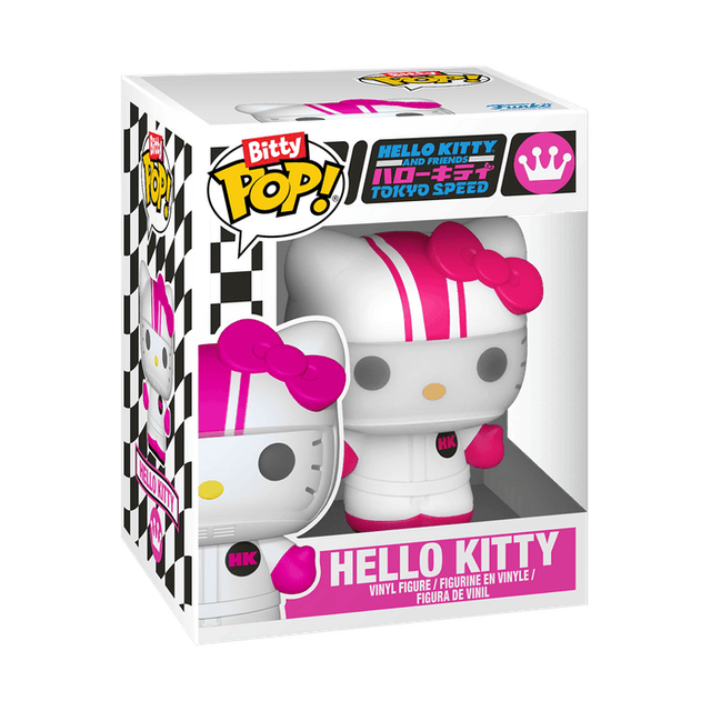 hello kitty in racecar