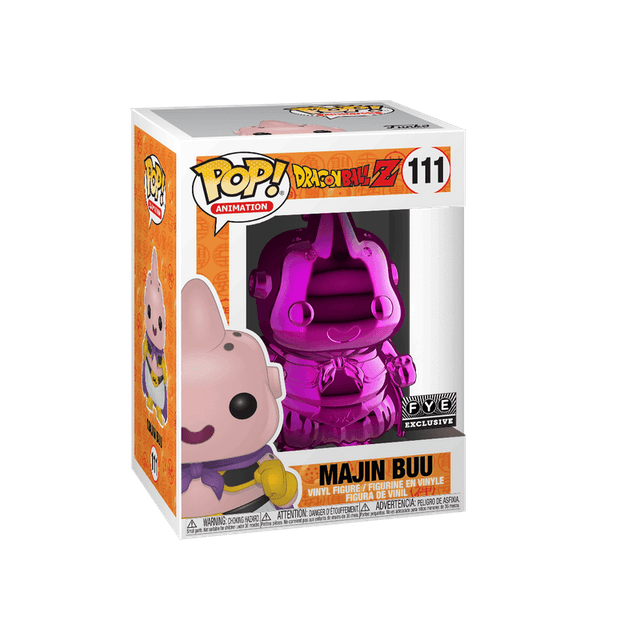 majin buu pink chrome fye exclusive black background 111