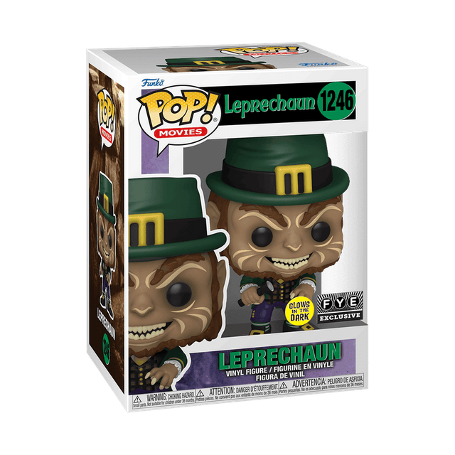 leprechaun fye exclusive black background glows in the dark 1246