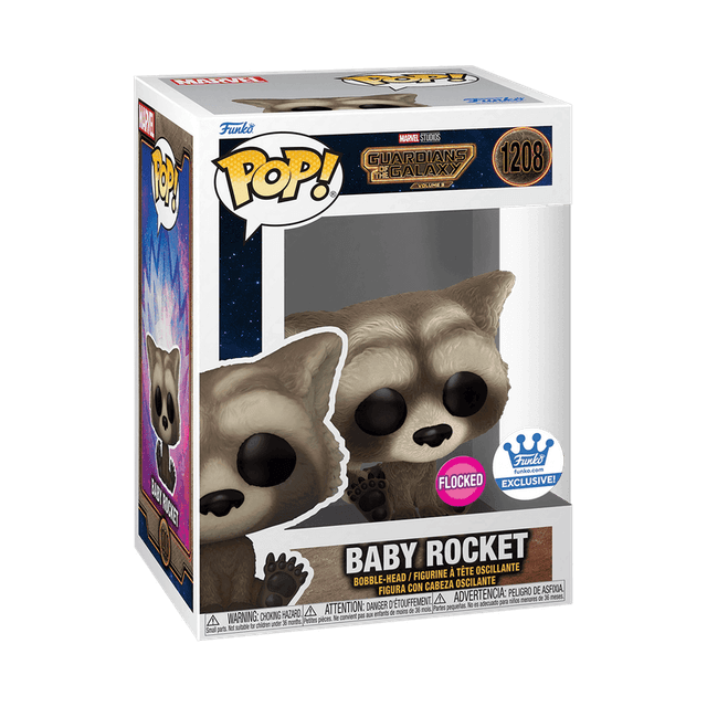 baby rocket exclusive white background flocked pink 1208