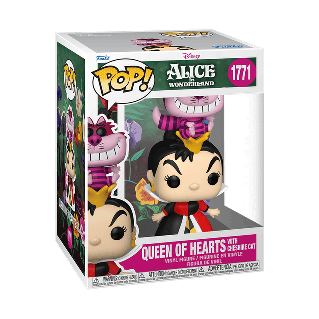 queen of hearts with cheshire cat 1771