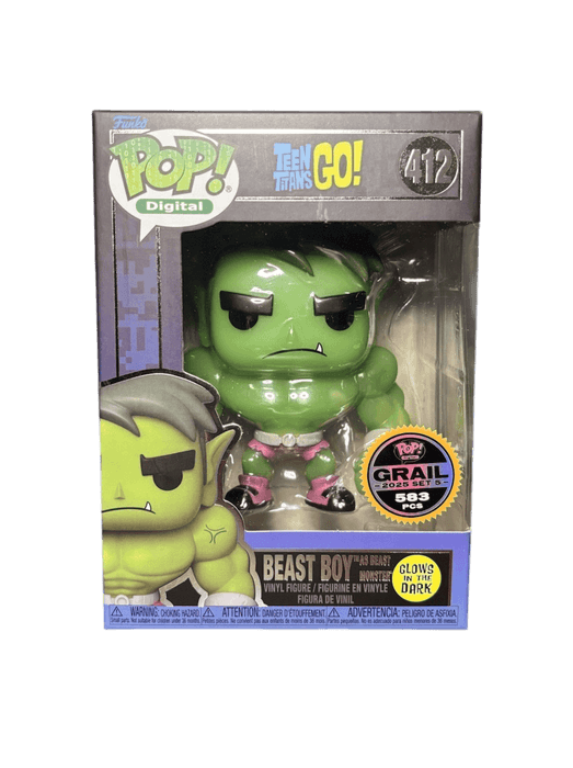 beast boy as monster grail glows in the dark 412