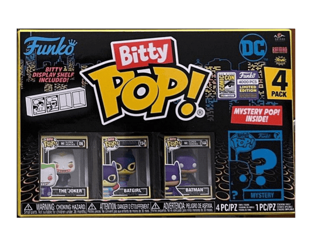 dc blacklight san diego comic con 4 pack