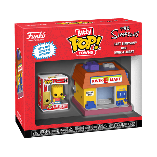bart simpson and kwik e mart