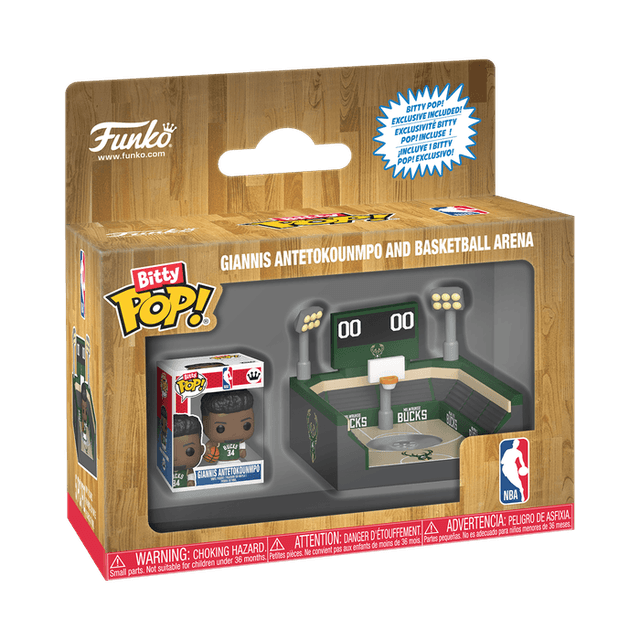 Giannis Antetokounmpo & Basketball Arena Funko Pop from NBA