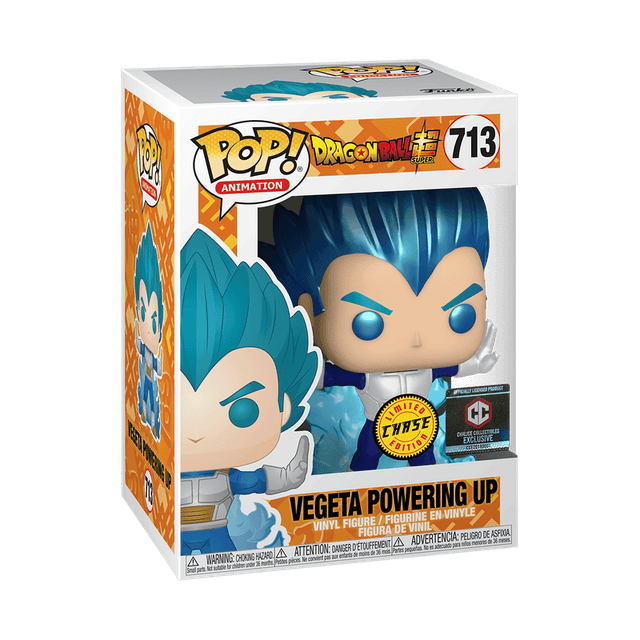 vegeta powering up cc chalice collectibles black background chase 713