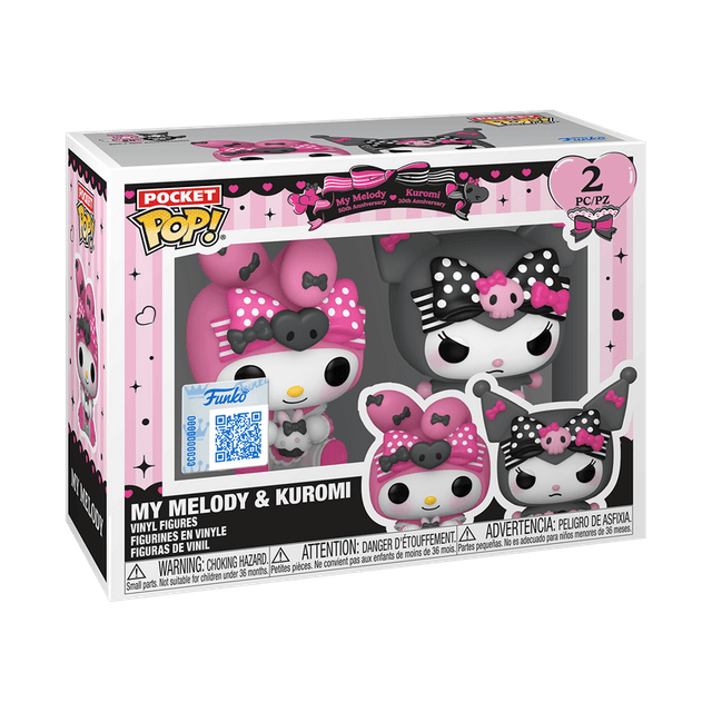 my melody kuromi qr code 2 pc pz