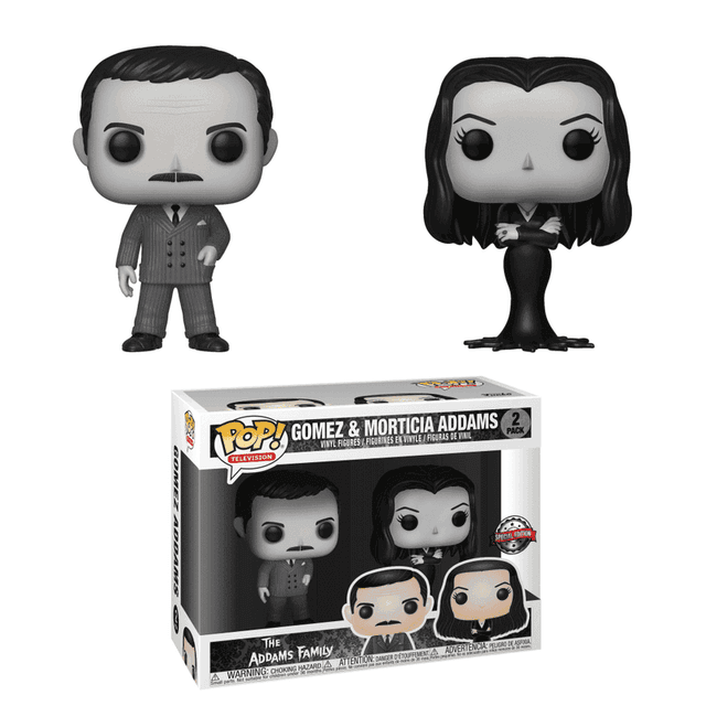gomez morticia addams entertainment earth exclusive 2 pack