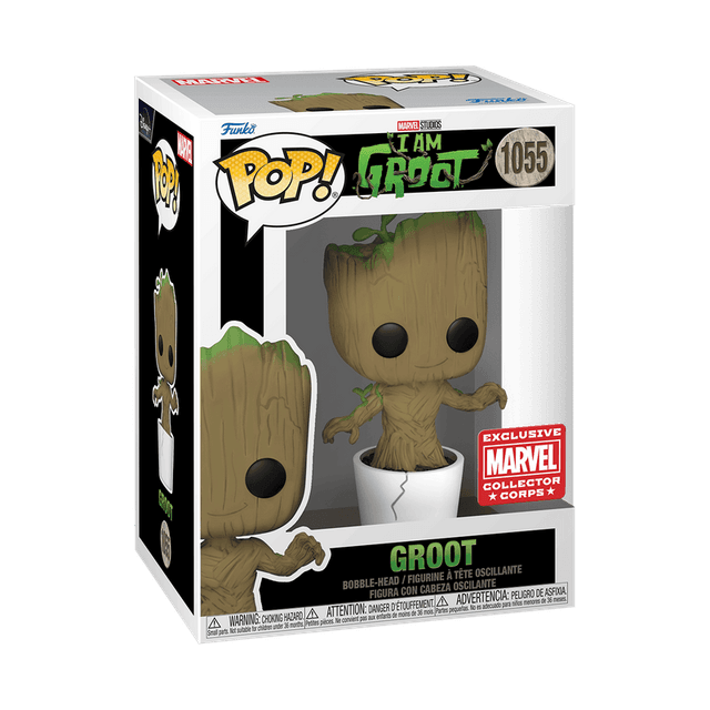groot marvel collector corps red 1055